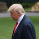 President Donald Trump arrives on the South Lawn at the White House in Washington, D.C., on Aug. 14, 2017. (Mark Wilson/Getty Images)